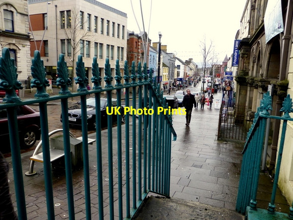 Photo 6"x4" Railings, High Street, Omagh Omagh c2015