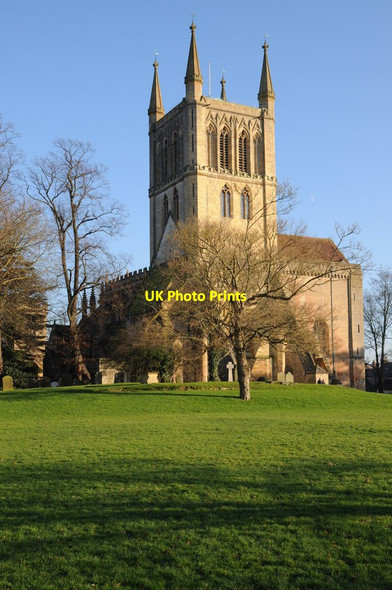 Photo 6"x4" Tower of Pershore Abbey Pershore c2014
