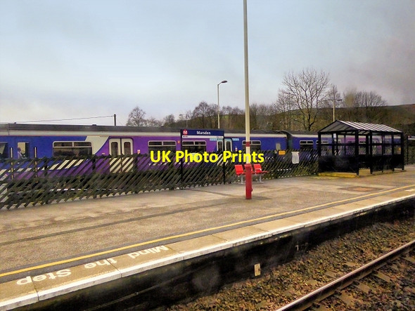 Photo 6"x4" Marsden Railway Station Marsden\/SE0411 c2015