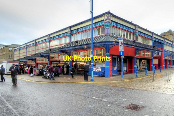 Photo 6"x4" The Open Market Huddersfield c2015