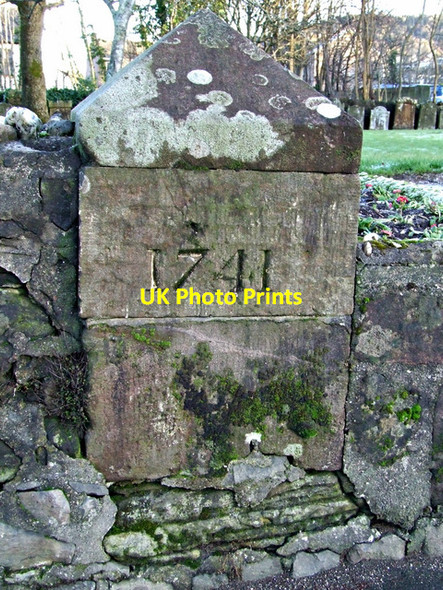 Photo 6"x4" Chapel Street burial ground Gourock c2014