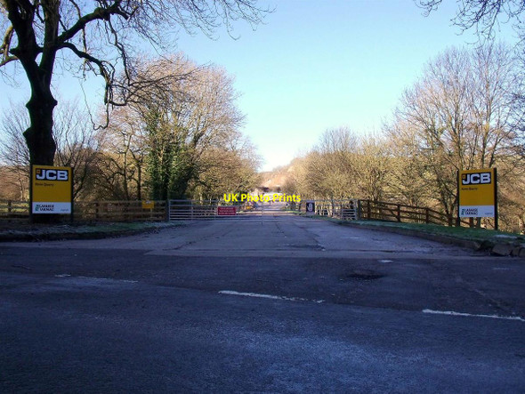Photo 6"x4" Entrance to JCB Lafarge Tarmac Kevin Quarry Ramshorn c2015