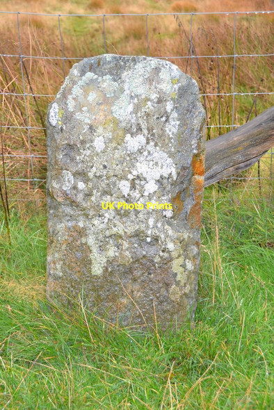 Photo 6"x4" Old milestone Nant-y-llys c2014