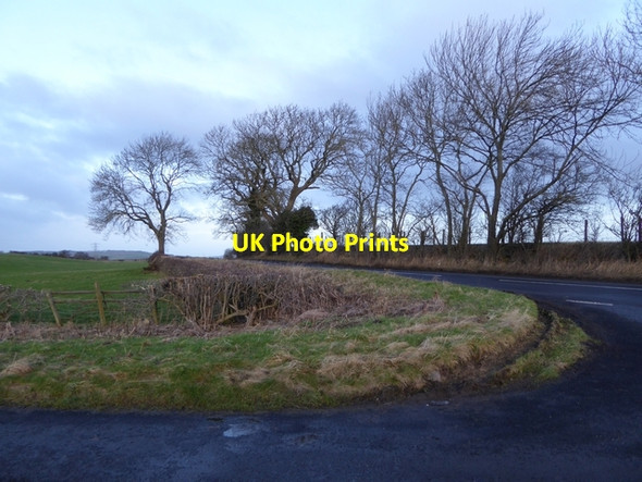 Photo 6"x4" Road junction west of Broomley Broomley\/NZ0360 c2015