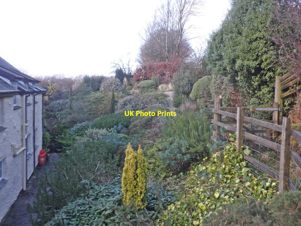 Photo 6"x4" Public footpath through the garden, at Thornworthy West Ilkerton c2015