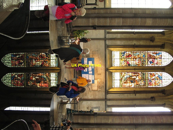 Photo 6"x4" Font in Salisbury Cathedral (1) Salisbury c2014