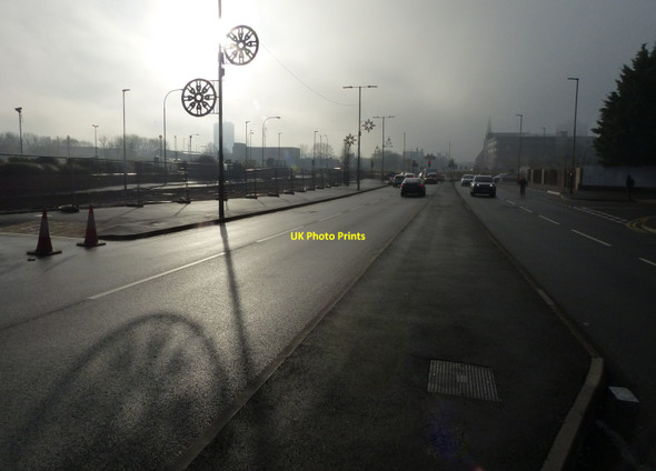 Photo 6"x4" South along the A607 Belgrave Road Leicester c2015