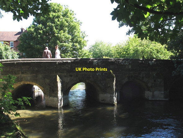 Photo 6"x4" Crane Bridge over the Avon, Salisbury Salisbury c2014