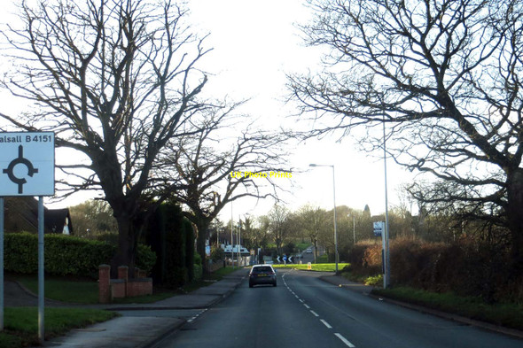 Photo 6"x4" Foley Road West out of Streetly Aldridge c2015