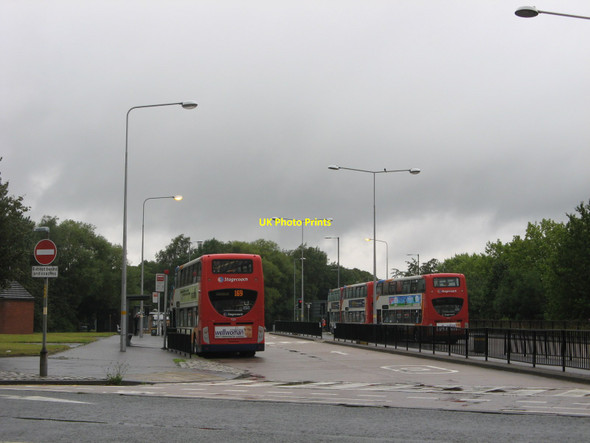 Photo 6"x4" Southern Cemetery Bus Station Barlow Moor c2011