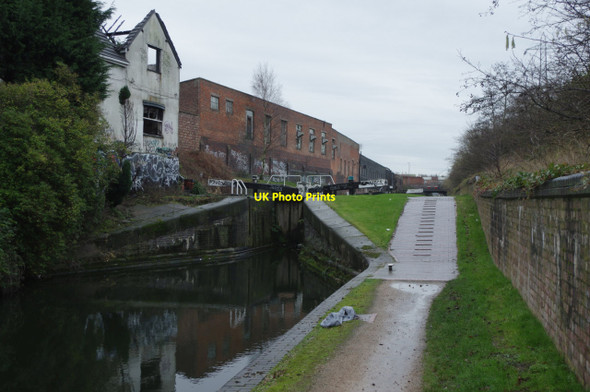 Photo 6"x4" Garrison Bottom Lock Birmingham c2015