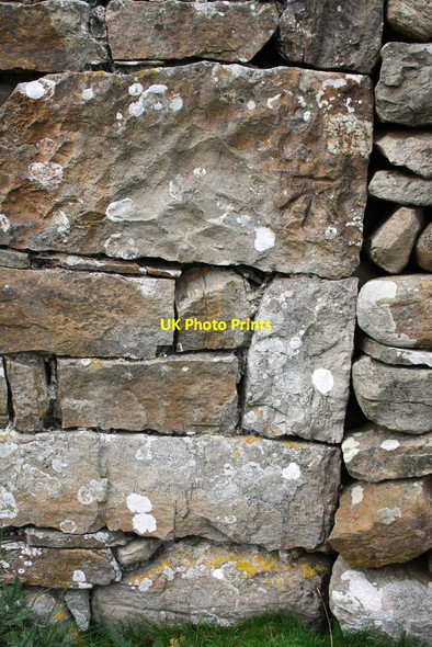 Photo 6"x4" Benchmark on barn beside Howgate Newbiggin\/SD9591 c2014