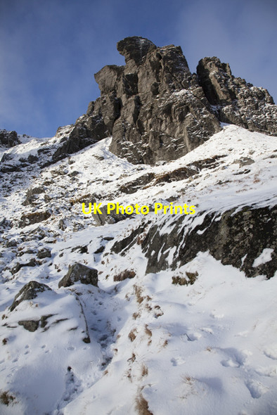 Photo 6"x4" Hillside below the northern top of The Cobbler Succoth\/NN2905 c2015