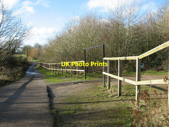 Photo 6"x4" Access road to Dormer House Poringland c2015