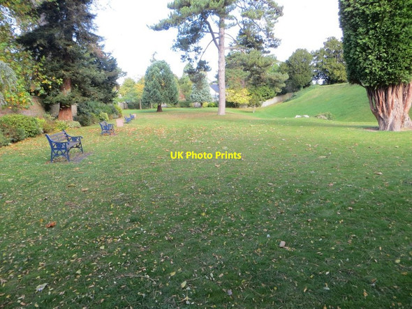 Photo 6"x4" Castle Gardens Wallingford c2014