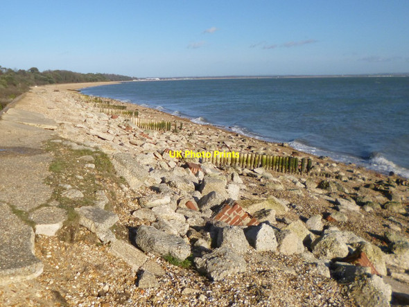 Photo 6"x4" Lepe, rubble Lepe c2015