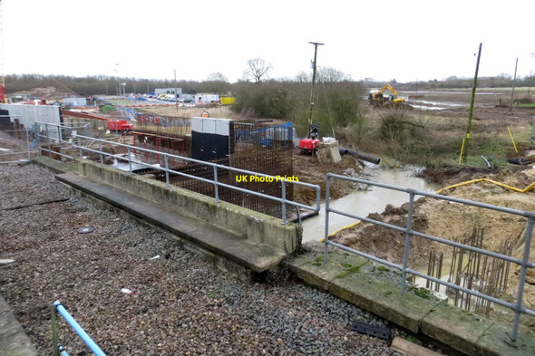 Photo 6"x4" A new bridge being constructed over the River Bure Bicester c2015