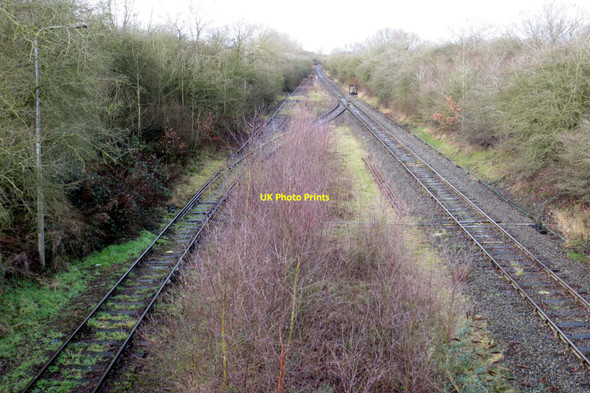 Photo 6"x4" The site of the former Calvert Station looking north Calvert c2015
