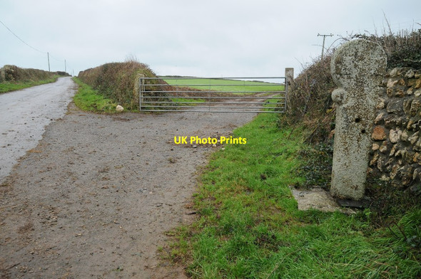 Photo 6"x4" Roadside Celtic Cross Nancemellin c2015