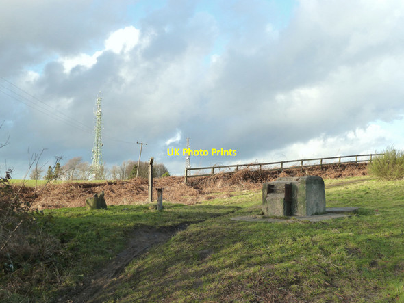 Photo 6"x4" Entrance to underground bunker at the foot of Billinge Hill Billinge c2015