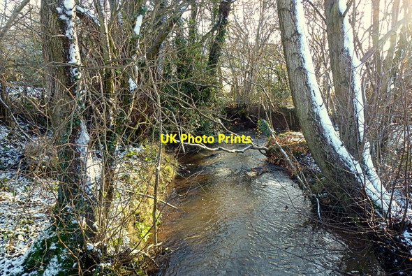 Photo 6"x4" Tributary stream of the Llynfi Llandefaelog-tre'r-graig c2015