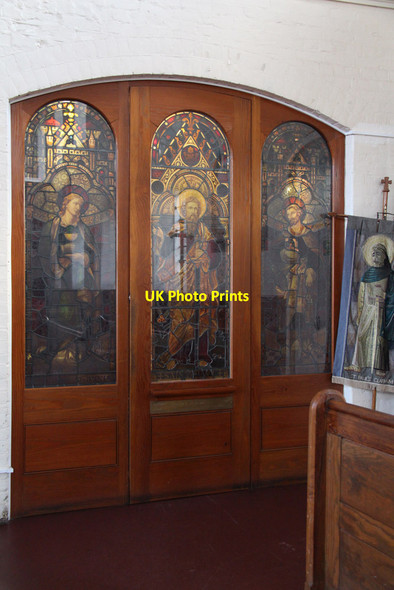 Photo 6"x4" St Paul, Clapham - South chapel door Battersea c2015