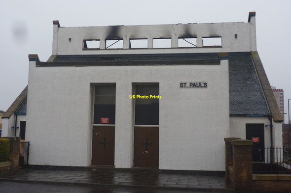 Photo 6"x4" Edinburgh Architecture : St Paul's RC Church, Muirhouse Avenue (South Elevation) Drylaw c2015