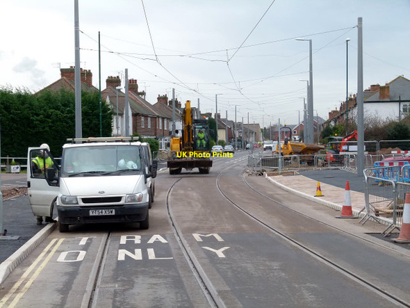 Photo 6"x4" Tram gate at Lower Road Beeston\/SK5236 c2015