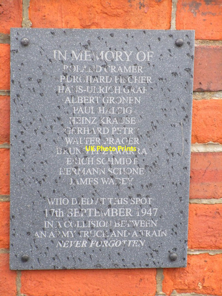 Photo 6"x4" Memorial Plaque Burton Agnes c2015