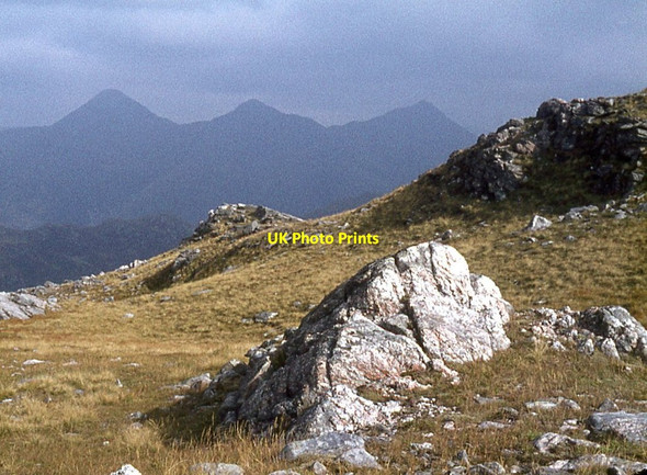 Photo 6"x4" On the ridge of Sgurr a' Gharg Gharaidh Shiel Bridge\/NG9318 c1976