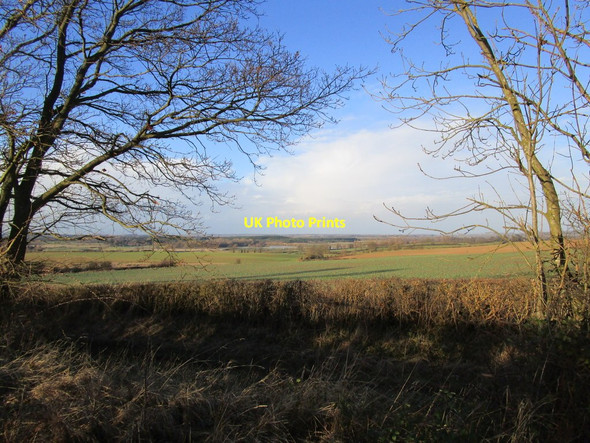 Photo 6"x4" View over the valley of the Rivers Meden and Maun West Markham c2015