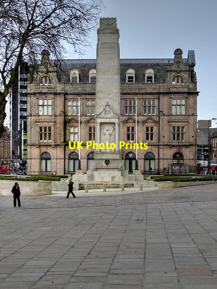 Photo 6"x4" The War Memorial Cenotaph, Market Square Preston\/SD5329 c2015