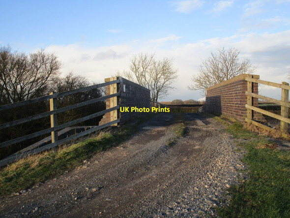 Photo 6"x4" Bridge over the railway Skegby\/SK7870 c2015