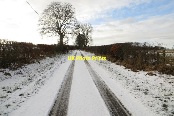 Photo 6"x4" Minor road, Costerton Fala\/NT4361 c2015