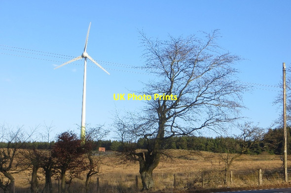 Photo 6"x4" Wind turbine, Climpy Wilsontown c2015