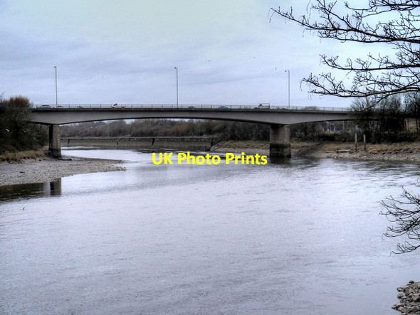 Photo 6"x4" River Ribble, Guildway Bridge Preston\/SD5329 c2015