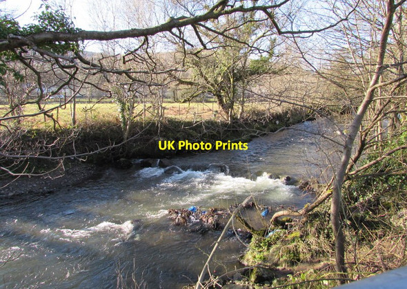 Photo 6"x4" White water on the Afon Cynon, Aberdare Aberdare\/Aberdar c2015