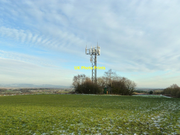 Photo 6"x4" Communication mast on Harrock Hill, Wrightington High Moor\/SD5011 c2015