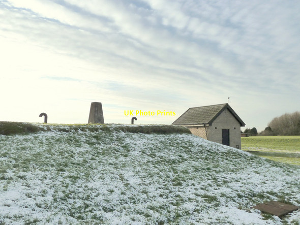 Photo 6"x4" Trig pillar on Harrock Hill, Wrightington High Moor\/SD5011 c2015