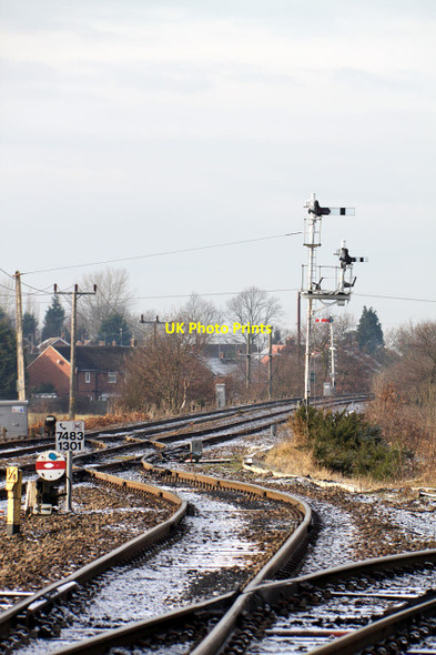 Photo 6"x4" Signals at Thoresby Colliery Junction Edwinstowe c2015