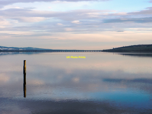 Photo 6"x4" Marker post of the channel for the Dingwall Canal Dingwall\/NH5458 c2015