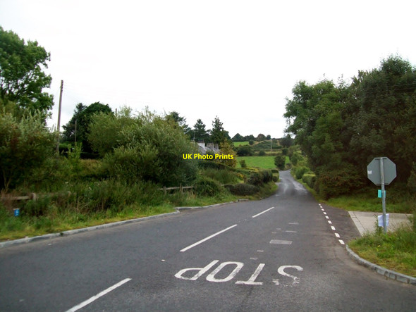 Photo 6"x4" The continuation of Sturgan Brae beyond its cross roads with Newtown Road Camlough c2014
