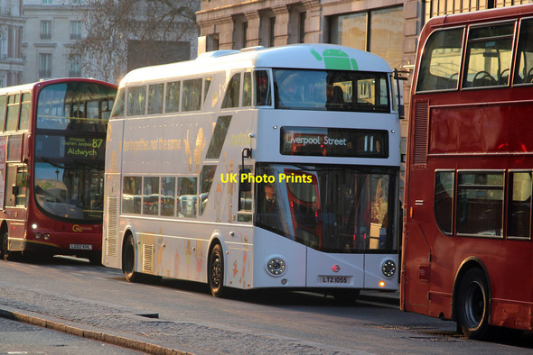 Photo 6"x4" New Routemaster on The Strand London c2015