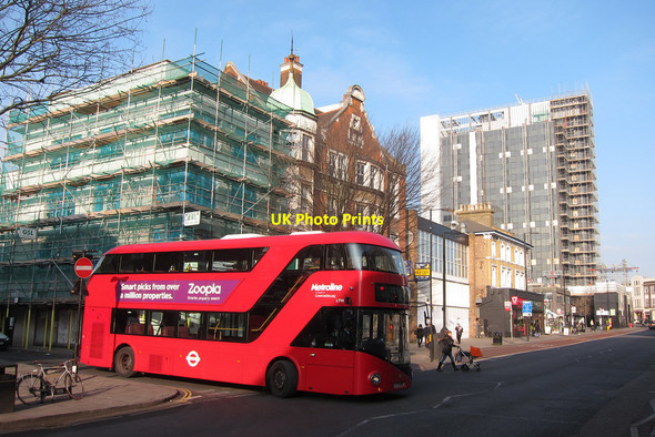 Photo 6"x4" New Routemaster at Vorley Road Camden Town c2015