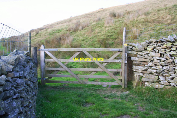 Photo 6"x4" Gateway on footpath towards Wandale Hill Fell End\/SD7298 c2014