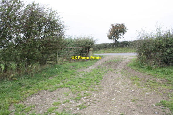 Photo 6"x4" Gateway to field from No Man's Moor Lane Finghall c2014