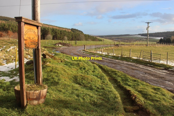 Photo 6"x4" Road to Stittenham Farm Easter Ardross c2015