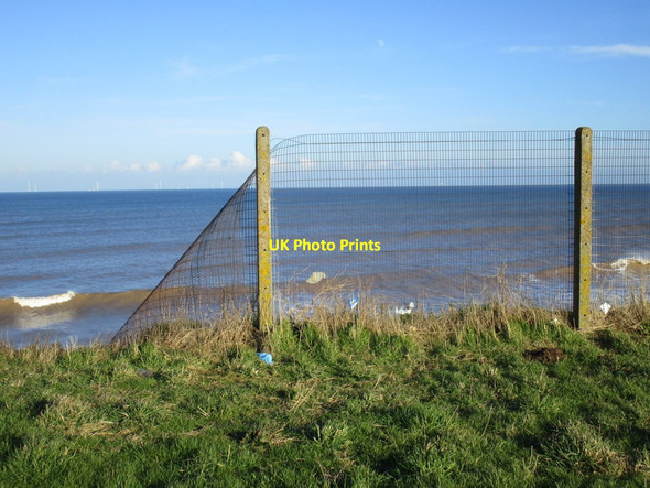 Photo 6"x4" End of the fence Withernsea c2015