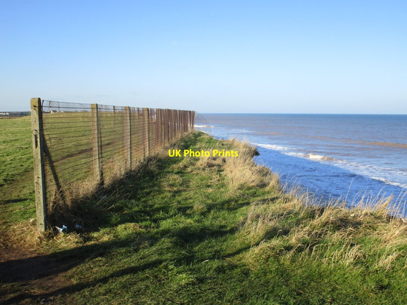 Photo 6"x4" Perimeter fence Withernsea c2015