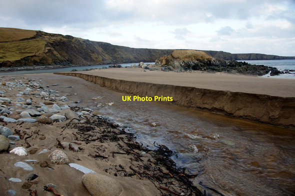 Photo 6"x4" Burn of Norwick on Norwick beach Kirkaton c2015